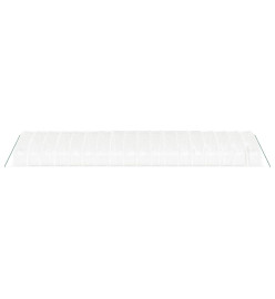 Serre avec cadre en acier blanc 108 m² 18x6x2,85 m