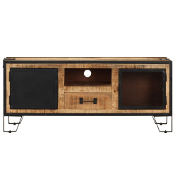 Meuble TV 110x31x46 cm Bois de manguier brut