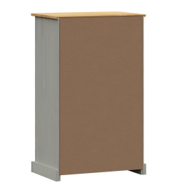 Armoire à chaussures VIGO 60x35x96 cm gris bois massif de pin