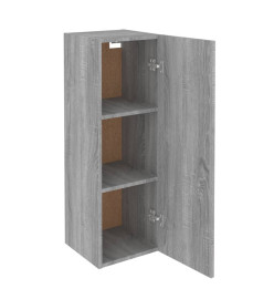 Meuble TV Sonoma gris 30,5x30x90 cm Bois d'ingénierie