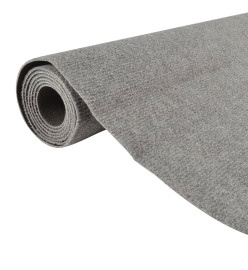 Tapis de couloir gris 80x180 cm