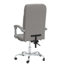 Fauteuil inclinable de bureau Taupe Tissu