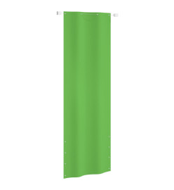 Écran de balcon Vert clair 80x240 cm Tissu Oxford