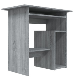 Bureau Sonoma gris 80x45x74 cm Bois d'ingénierie