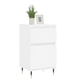 Buffets 2 pcs blanc 40x35x70 cm bois d’ingénierie
