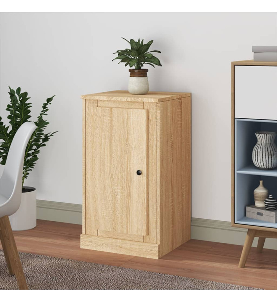 Buffet chêne sonoma 37,5x35,5x67,5 cm bois d'ingénierie Buffet chêne sonoma 37,5x35,5x67,5 cm bois d'ingénierie