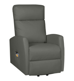 Fauteuil de massage Gris Similicuir