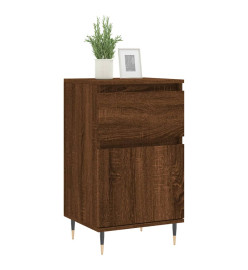 Buffet chêne marron 40x35x70 cm bois d'ingénierie
