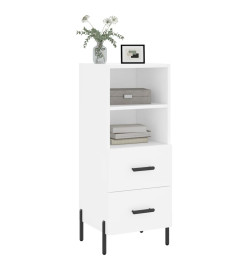 Buffet blanc 34,5x34x90 cm bois d'ingénierie