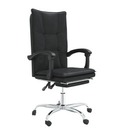 Fauteuil inclinable de bureau Noir Similicuir