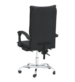 Fauteuil inclinable de bureau Noir Similicuir