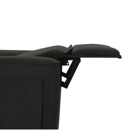 Fauteuil de massage Noir Tissu