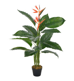 Plante artificielle Strelitzia avec pot Rouge 100 cm