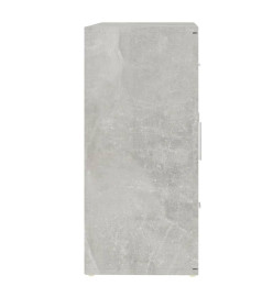Buffet Gris béton 91x29,5x65 cm Bois d'ingénierie
