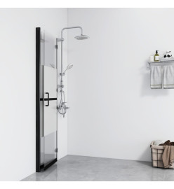 Paroi de douche pliable Verre ESG demi-dépoli 100x190 cm