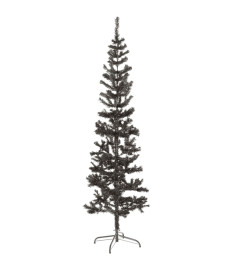 Sapin de Noël étroit Noir 180 cm