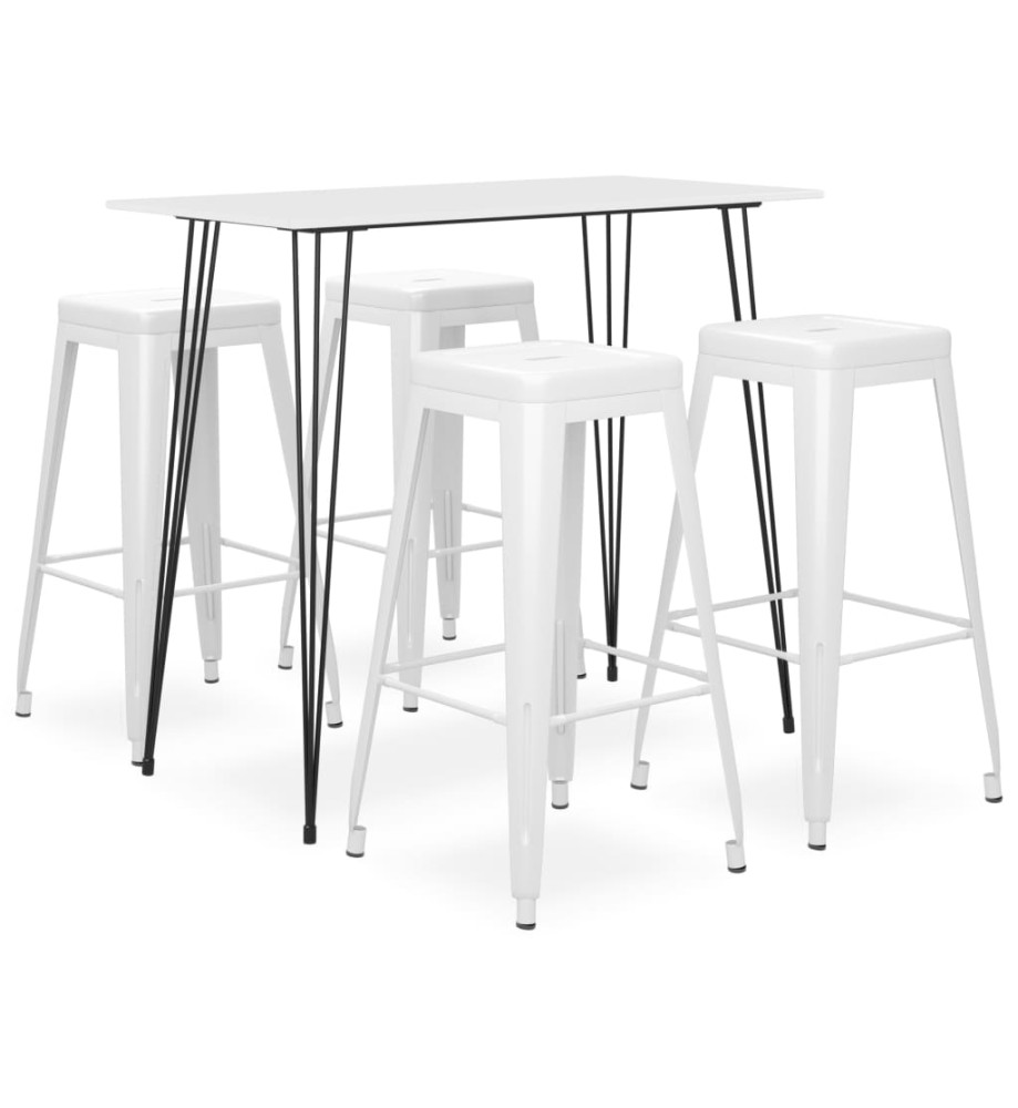 Ensemble de bar 5 pcs Blanc