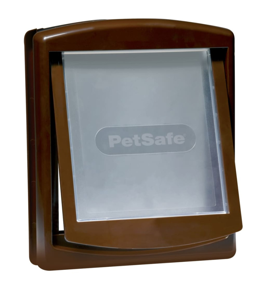 PetSafe Porte à 2 voies pour chiens 755 Medium 26,7 x 22,8 cm Marron