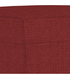 Banc Rouge bordeaux 100x35x41 cm Tissu