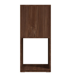 Armoire rotative Chêne marron 34,5x34,5x75,5 cm Aggloméré