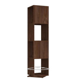 Armoire rotative Chêne marron 34,5x34,5x147,5 cm Aggloméré