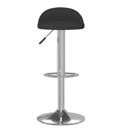 Tabourets de bar lot de 2 noir similicuir