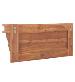 Porte-manteau mural 80x16,5x35 cm Bois de teck solide