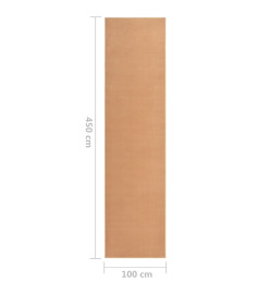 Tapis BCF Beige 100x450 cm