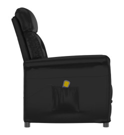 Fauteuil de massage Noir Similicuir