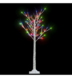 Sapin de Noël 120 LED colorées Saule 1,2 m Int/Ext