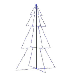 Arbre de Noël cône 240 LED d'intérieur/d'extérieur 118x180 cm