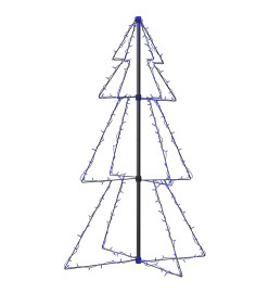 Arbre de Noël cône 160 LED d'intérieur/d'extérieur 78x120 cm