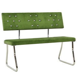 Banc 110 cm Vert clair Velours