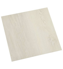 Planches de plancher autoadhésives 55 pcs PVC 5,11 m² Beige