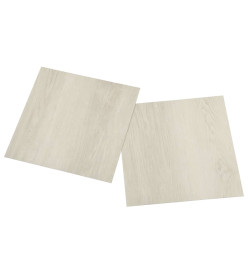 Planches de plancher autoadhésives 55 pcs PVC 5,11 m² Beige