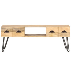 Meuble TV 120x35x45 cm Bois solide de manguier