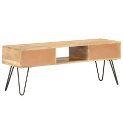 Meuble TV 120x35x45 cm Bois solide de manguier