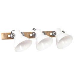 Lampe murale industrielle Blanc 65x25 cm E27