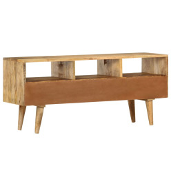 Meuble TV 110x36x50 cm Bois massif de manguier