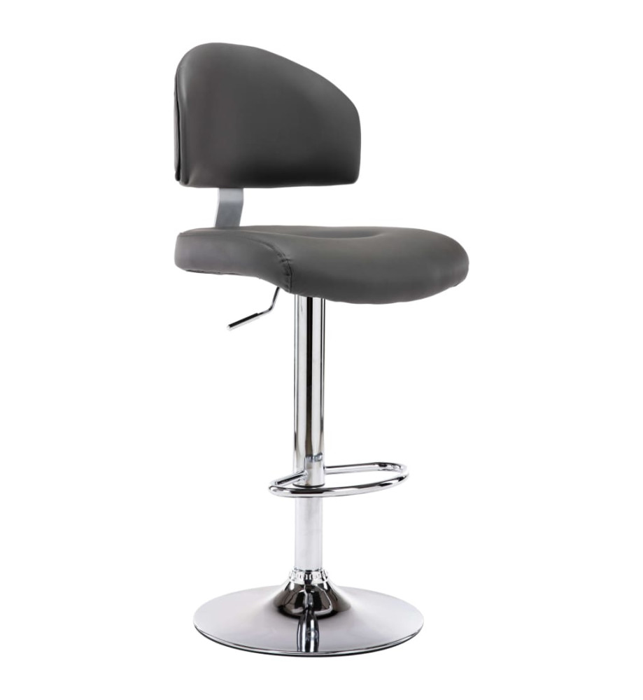 Tabouret de bar Gris Similicuir