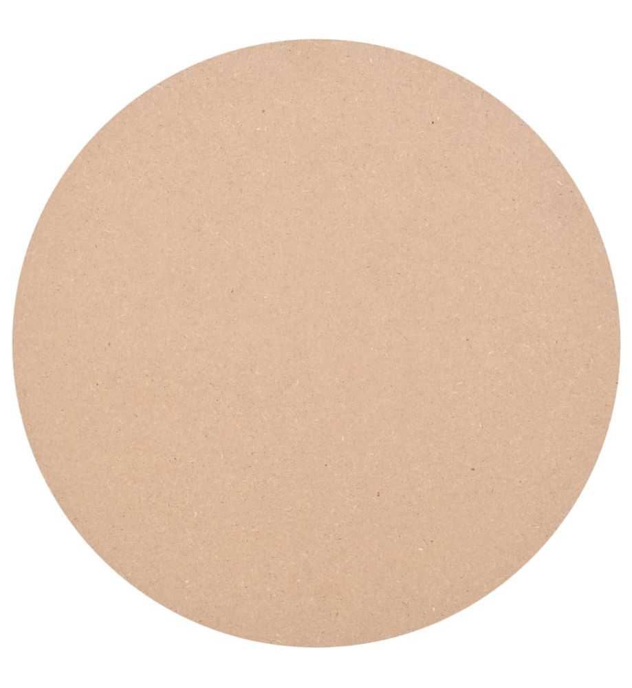 Dessus de table Rond MDF 600 x 18 mm