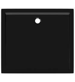 Receveur de douche rectangulaire ABS Noir 80x90 cm