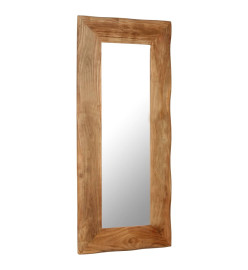 Miroir cosmétique 50x110 cm Bois solide d'acacia