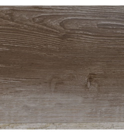 Planche de plancher PVC autoadhésif 5,21m² 2mm Délavage de bois