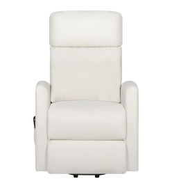 Fauteuil de massage Crème Similicuir