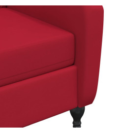 Fauteuil de massage inclinable rouge bordeaux velours