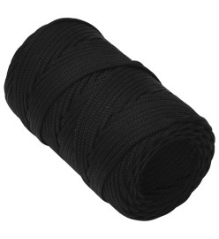 Corde de travail Noir 2 mm 500 m Polyester