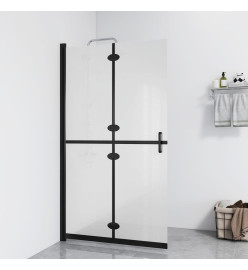 Paroi de douche pliable Verre ESG dépoli 110x190 cm