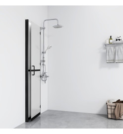 Paroi de douche pliable Verre ESG dépoli 110x190 cm