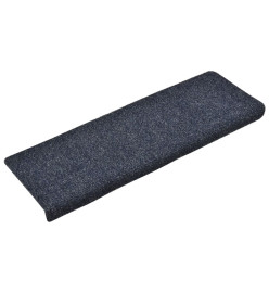 Tapis de marches d'escalier 10 pcs 65x21x4 cm Aiguilleté